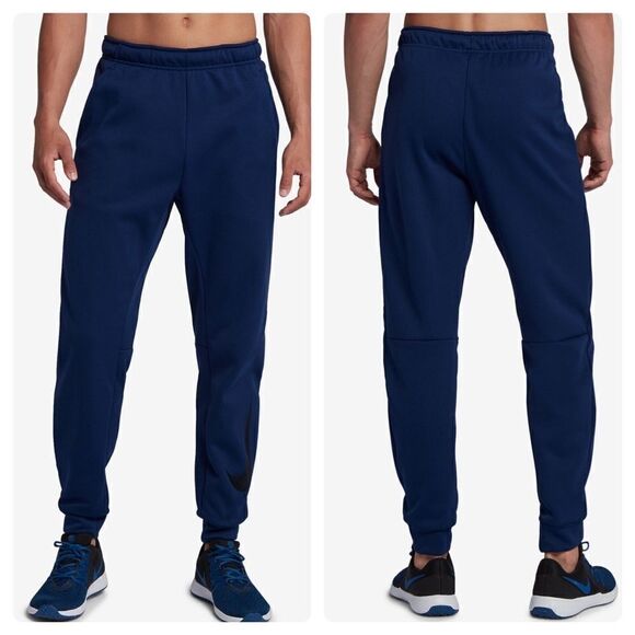 NIKE Men’sTHERMA Tapered SLIM-FIT TRAINING Pants XL - Picture 4 of 9